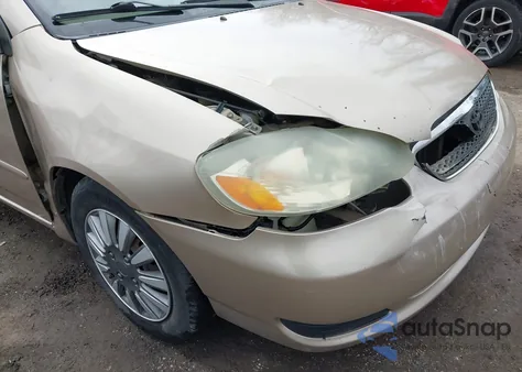 2006 Toyota Corolla Le из США, поврежденный, VIN 2T1BR32E76C581925